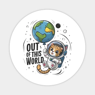 Cosmic Cat Adventure: Out Of This World Magnet